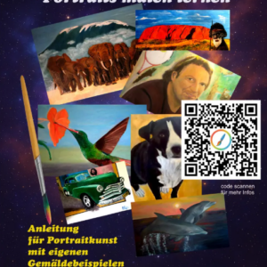 Portraits malen lernen – Schritt-für-Schritt Ölmalerei Anleitung  Porträt zeichnen & malen  Digitales Malbuch PDF