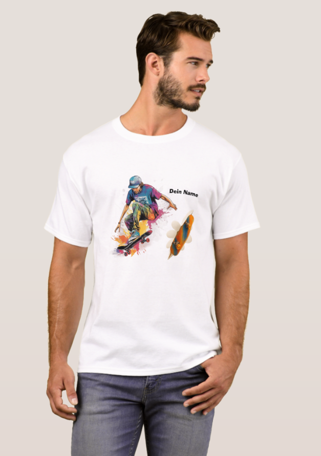 Surfershirt mit Namensveränderung T-Shirt