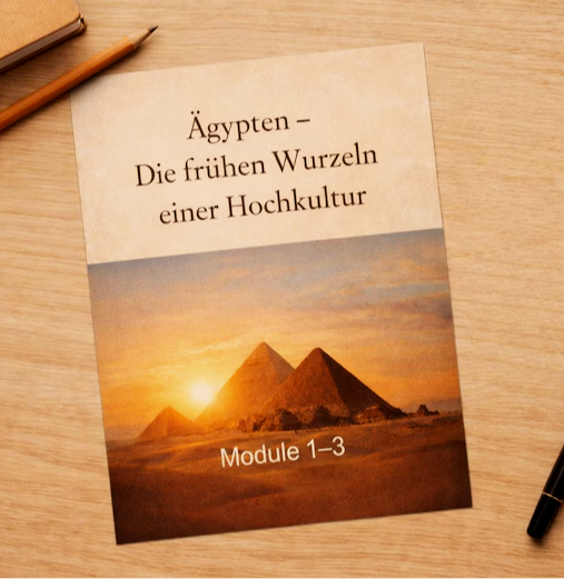 Ägypten – Die frühen Wurzeln einer Hochkultur | Module 1–3 | PDF-Lernmaterial