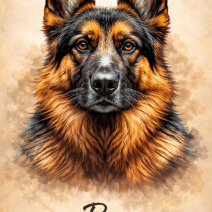 Individuelles Tierportrait nach Foto – Hund oder Katze – Öl-, Aquarell- oder Acrylstil