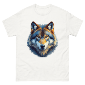 Wolf T-Shirt – Kraftvolles Wolf Motiv im modernen Wildlife Design | Unisex Shirt für Natur- und Tierliebhaber